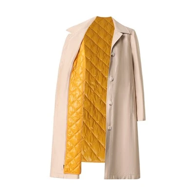Beige Down With Detachable Padded