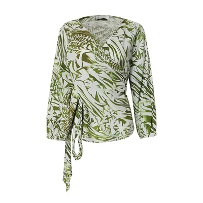 Casual Style Print Long Sleeve Blouse