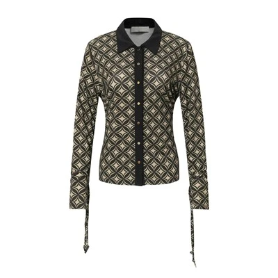 Women's Casual Geometric Shirt Blouse